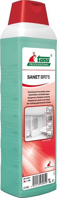 SANET BR 75 zwembad- en sanitair ontkalker 1 x 1L
