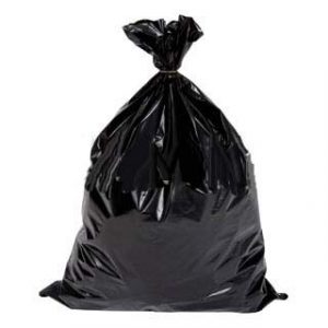 Afvalzakken HDPE zwart 451652