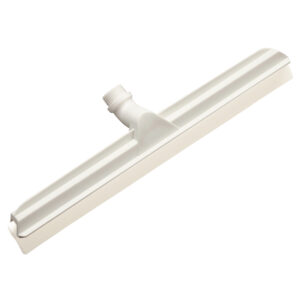 Vloertrekker met flexibele trekker en witte rubbers - 400 mm