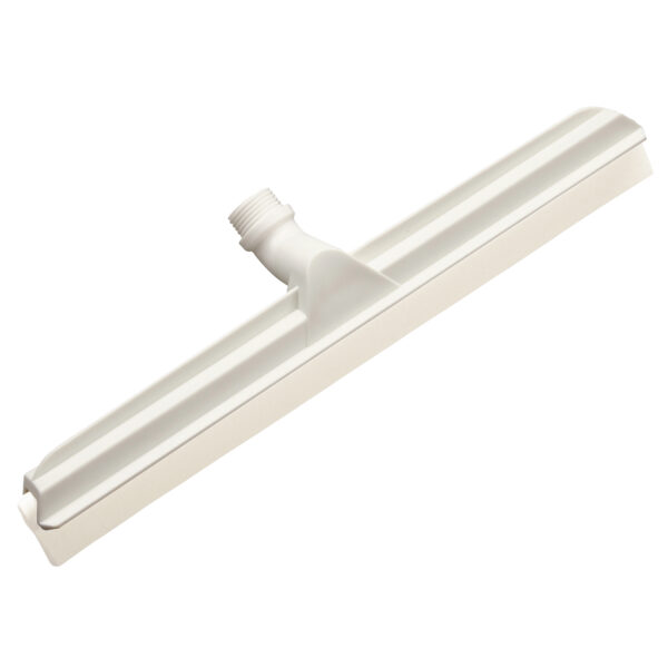 Vloertrekker met flexibele trekker en witte rubbers - 400 mm