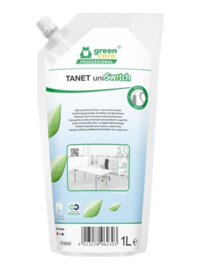 TANET uniSwitch vloer-en oppervlakkenreiniger pouch 1 x 1L