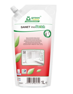 SANET inoSwitch geconcentreerde sanitairreiniger pouch 1x 1L